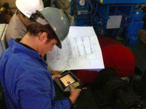 Stern Tube Gearbox Alignment with Easy Laser XT770 Marine stern tube gearbox alignment using Easy Laser XT770 laser alignment system