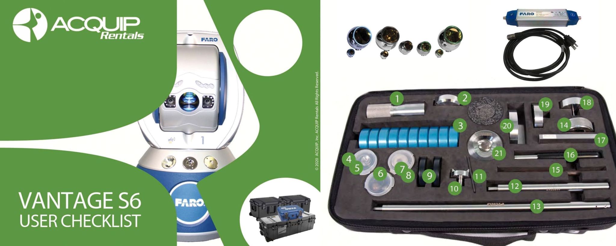 FARO Vantage Laser Tracker Target Tooling Kit: Unlock Maximum ...